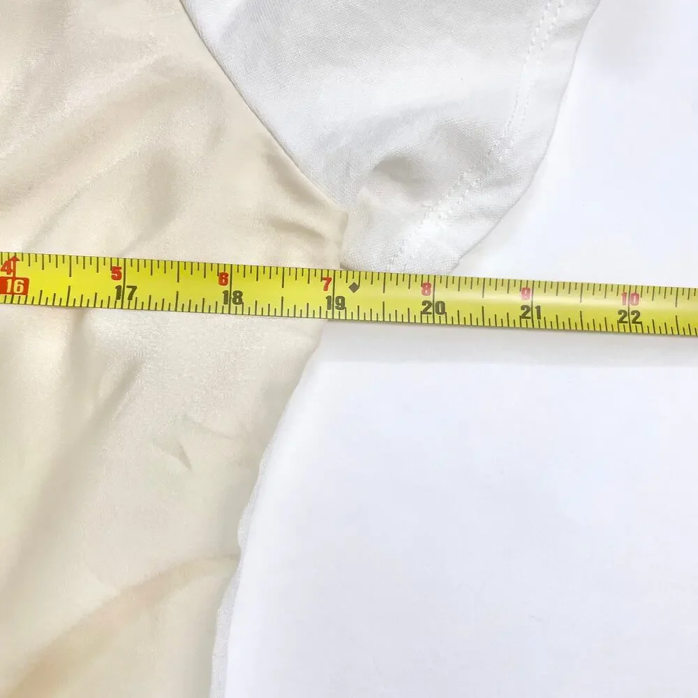 Zara Womens Midi T-Shirt Dress S White Wrap Minimalist Classic Capsule Timeless - Picture 5 of 9